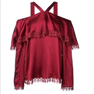 NWT Jonathan Simkhai off the shoulder blouse
